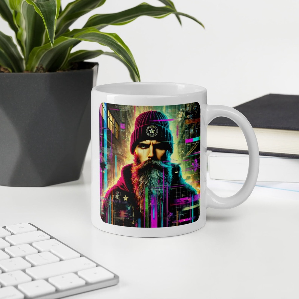 Dundat362 Cyber Mug–  Haters Run on Low Battery